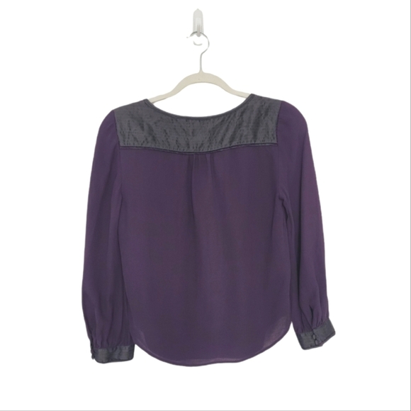 Diane Von Furstenberg 100% Silk Long Sleeve Blouse. - Picture 3 of 8